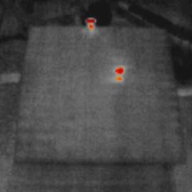 Termovízia strechy s dronom